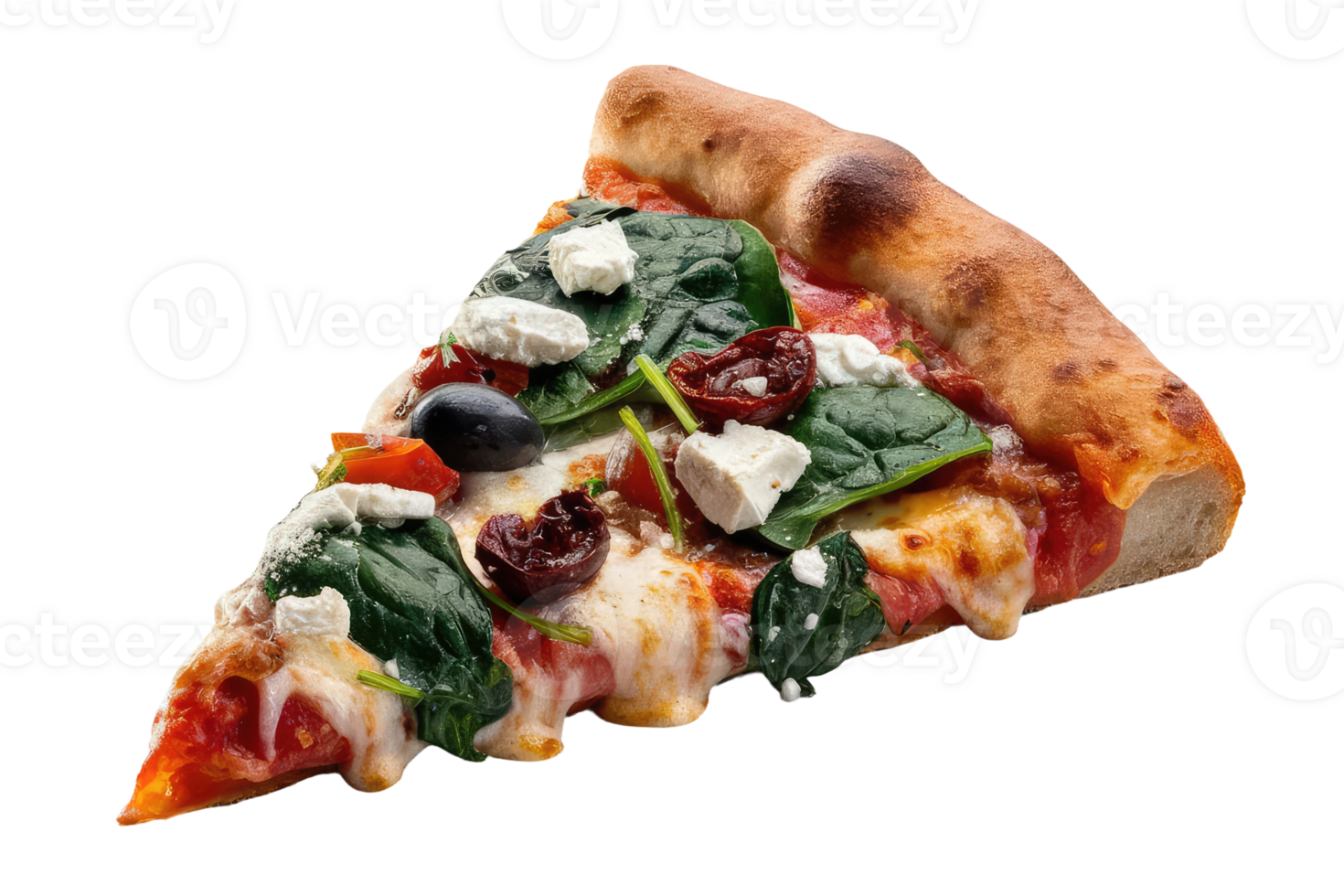 isolated pizza on transparent background png