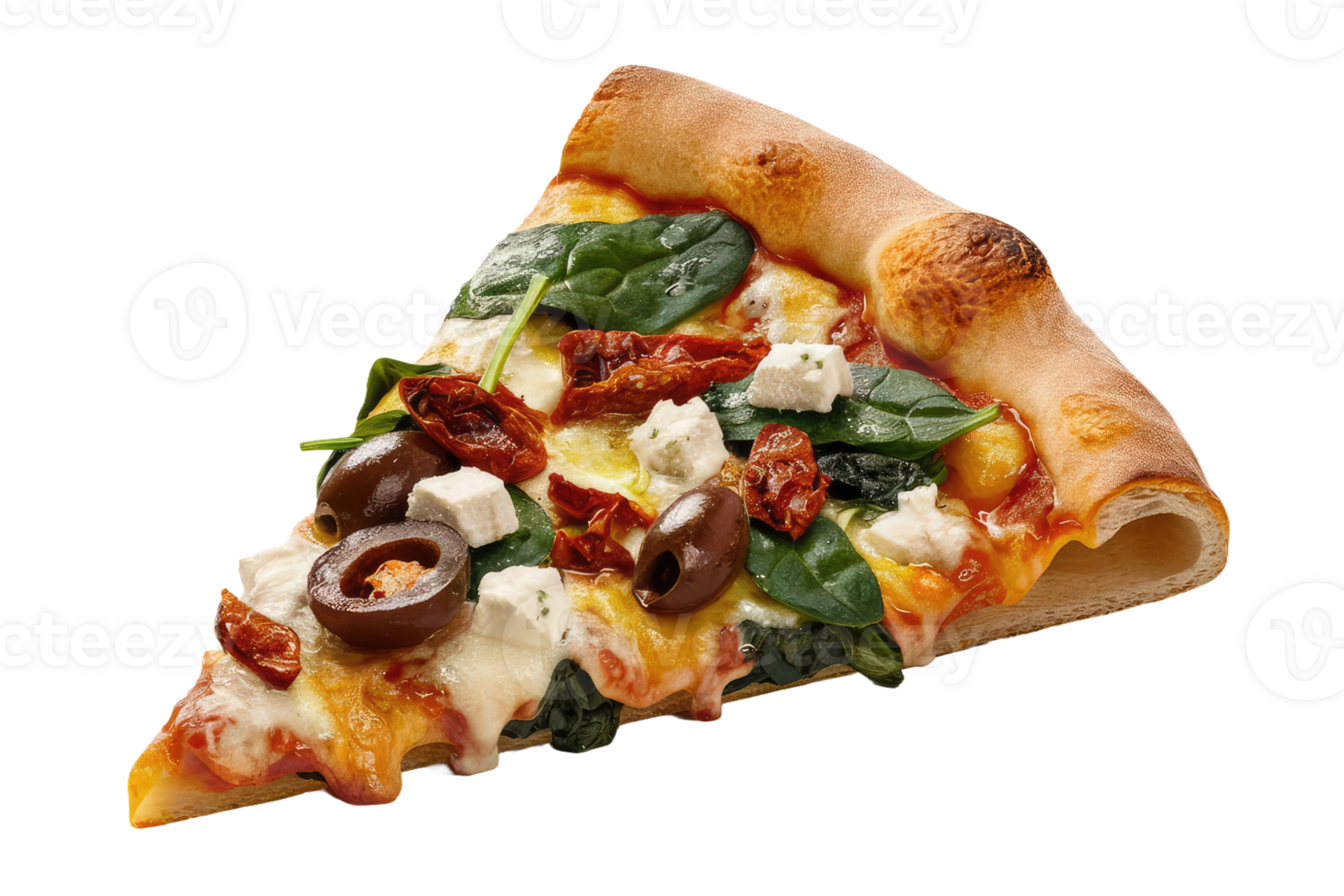 isolated pizza on transparent background png