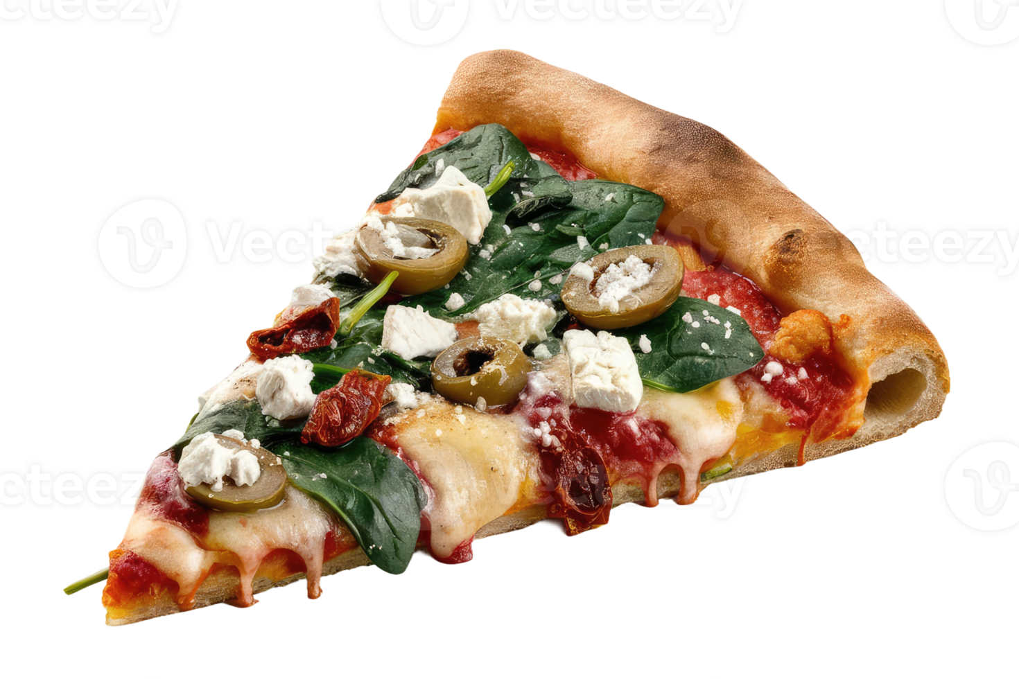 isolated pizza on transparent background png