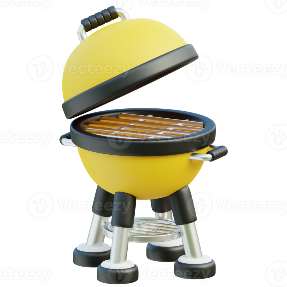 Barbeque Grill 3d illustration png
