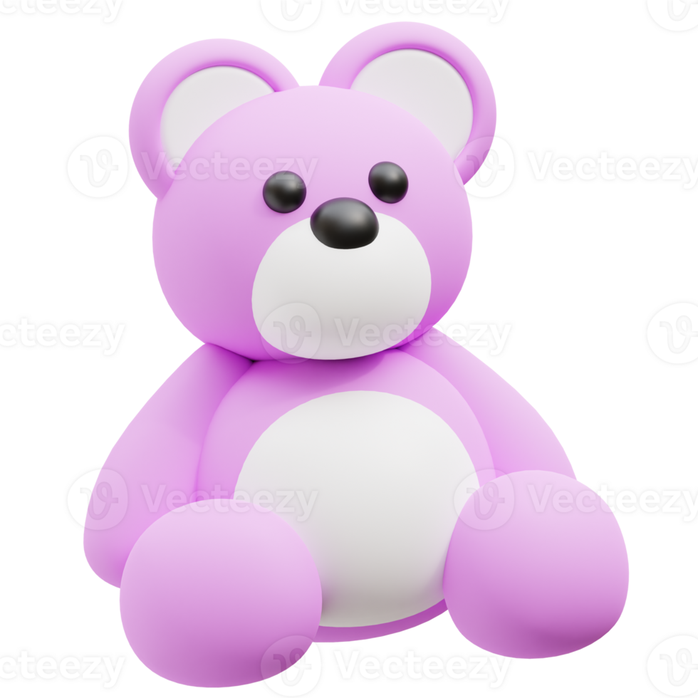 Teddy Bear 3d illustration png