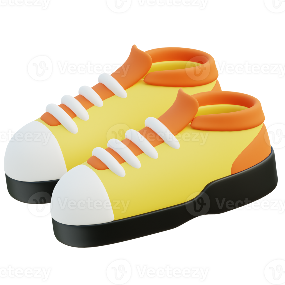 Golf Shoes 3d illustration png
