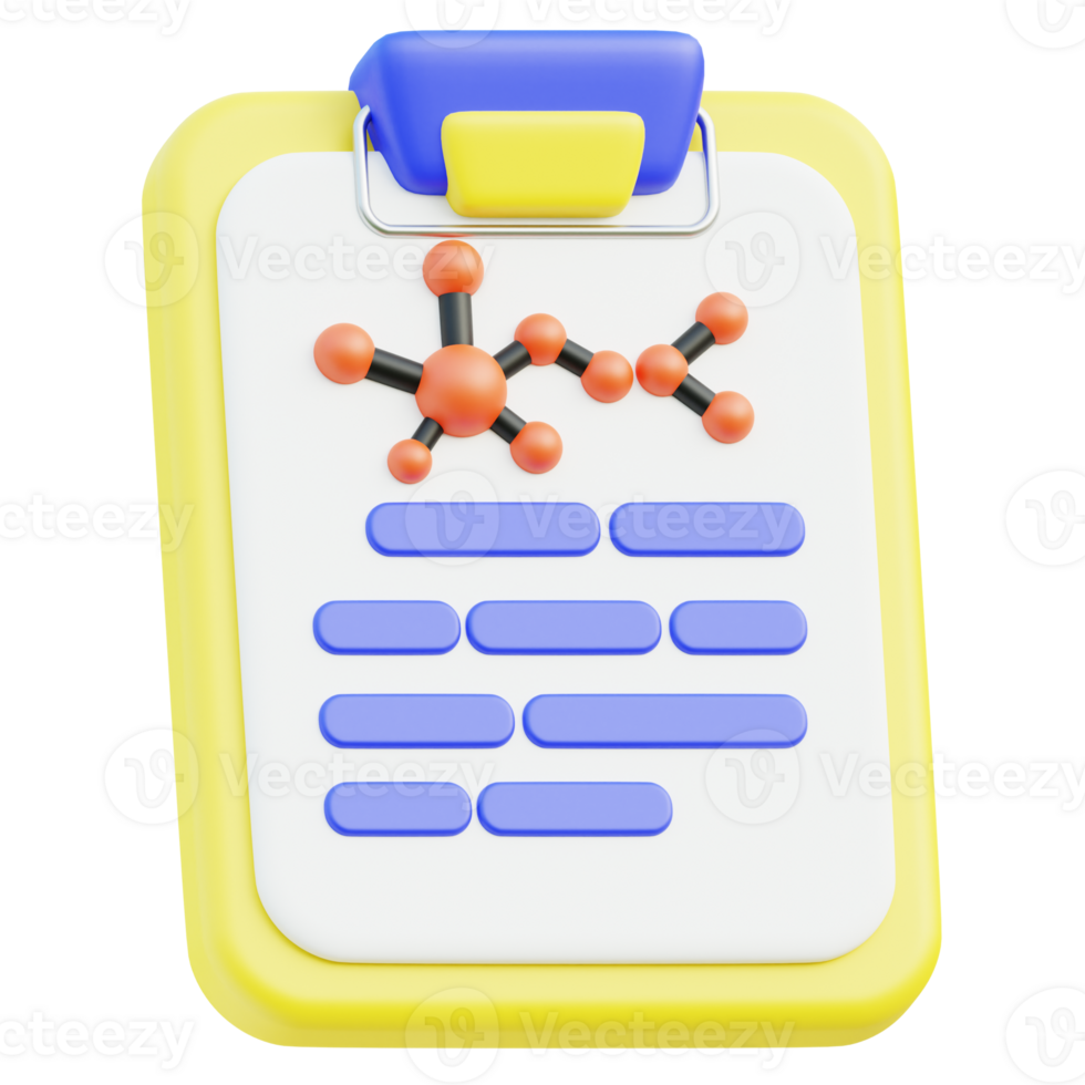 Clipboard 3d illustration png