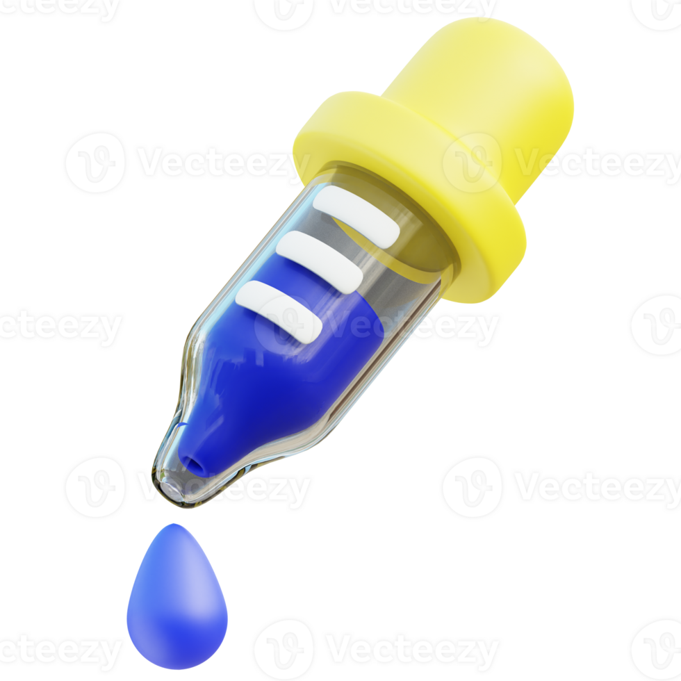 Dropper 3d illustration png