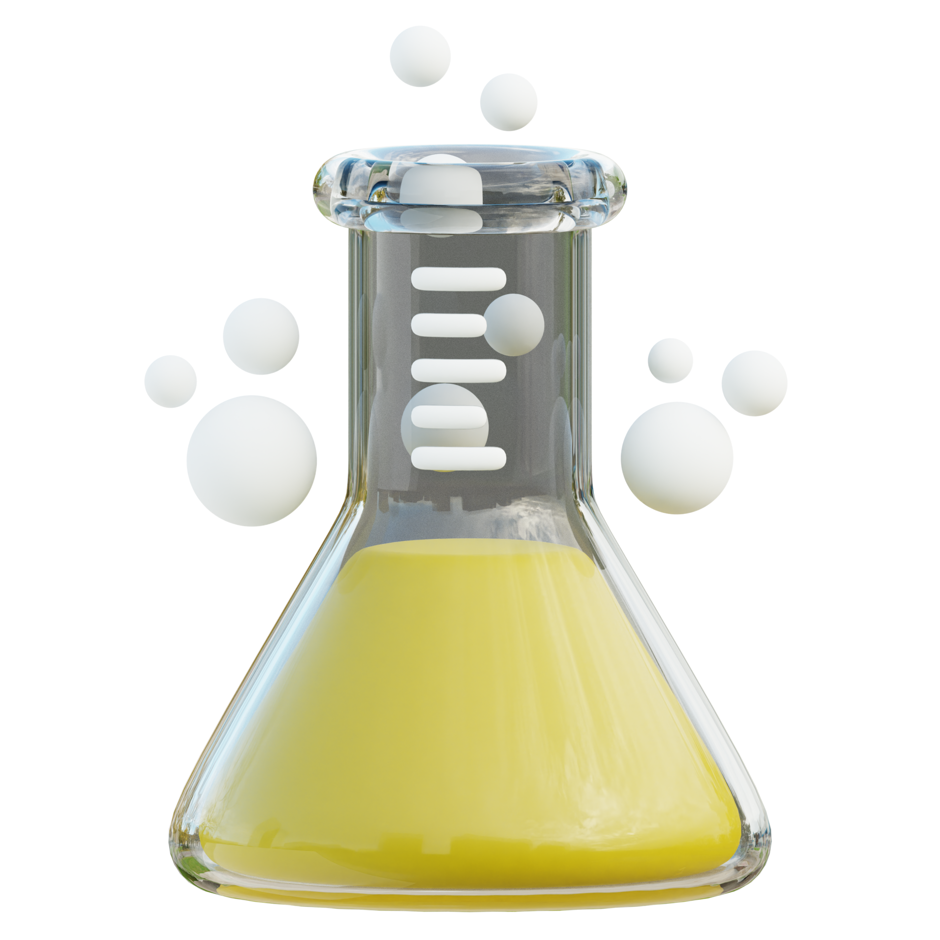 Conical Flask 3d illustration 47246285 PNG