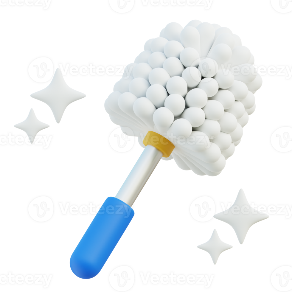 Toilet Brush 3d illustration png