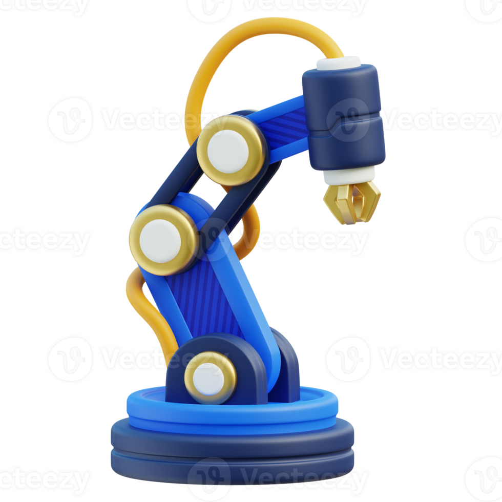 Robotic Arm 3d illustration png