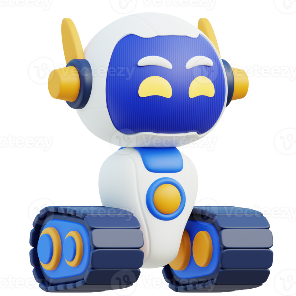 Personal Droid 3d illustration png