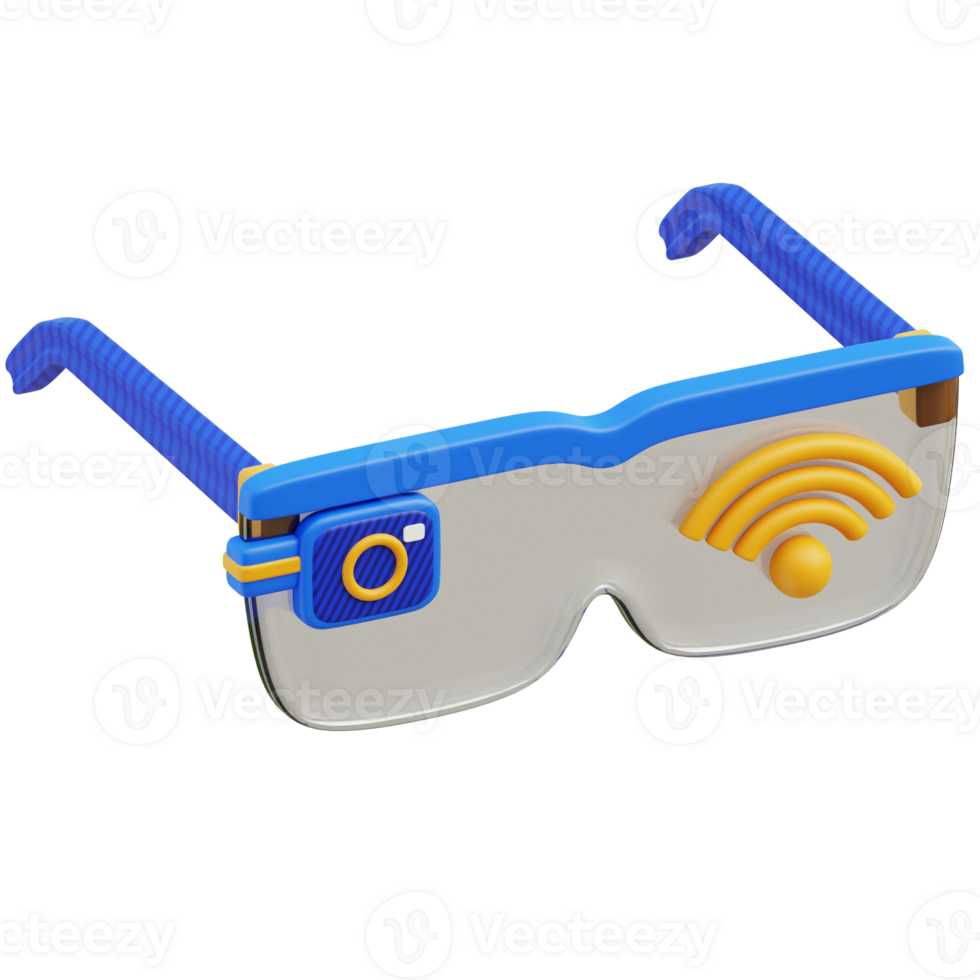 Smart Glass 3d illustration png