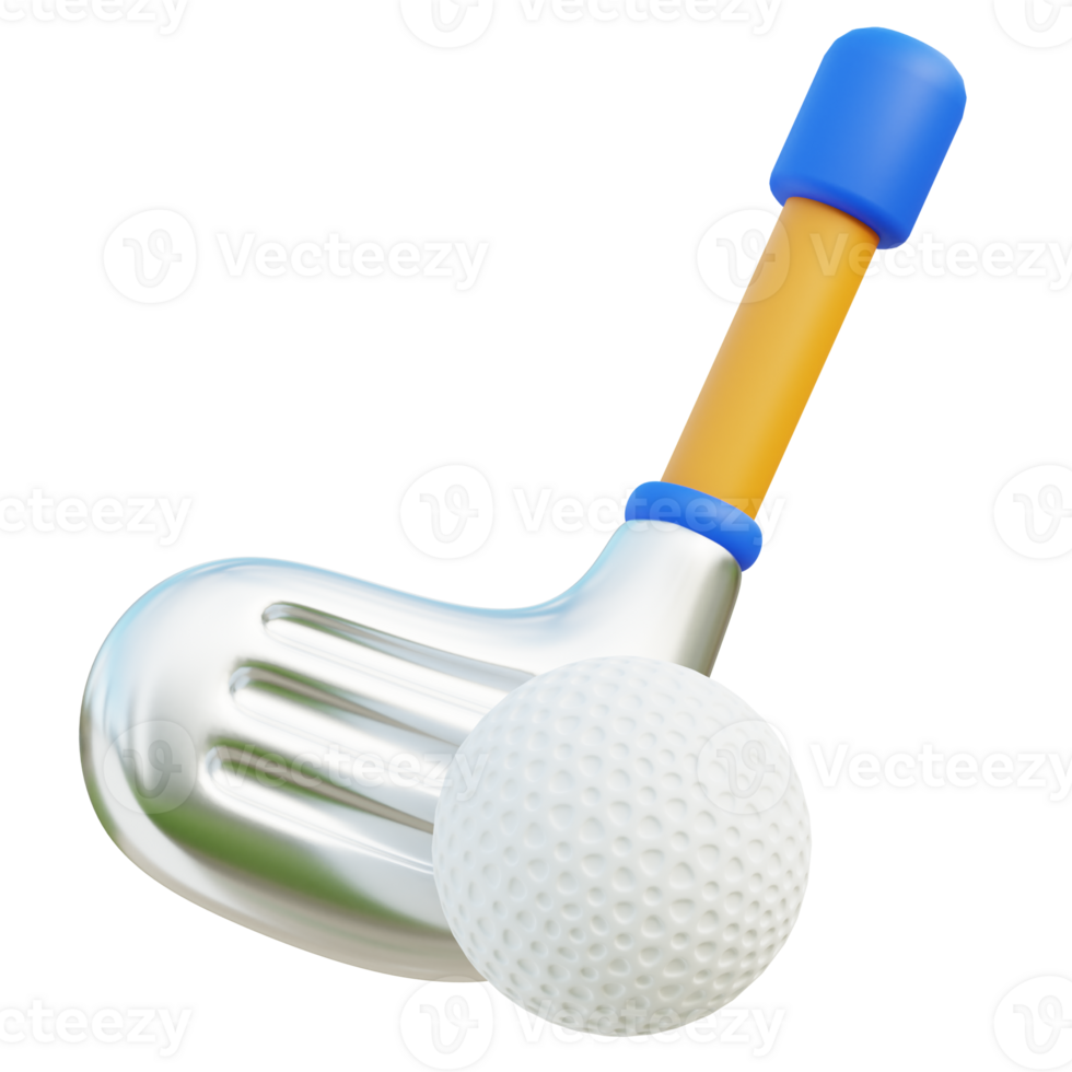 Golf 3d illustration png