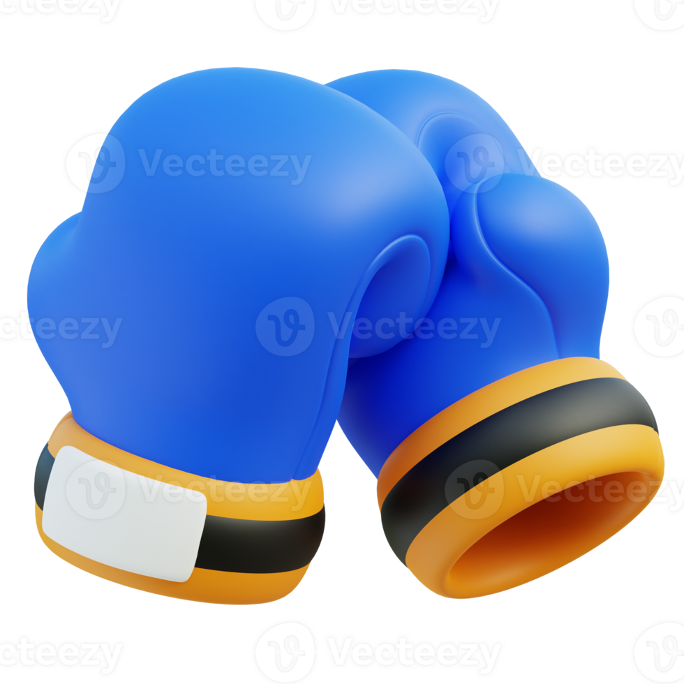 Boxing 3d illustration png