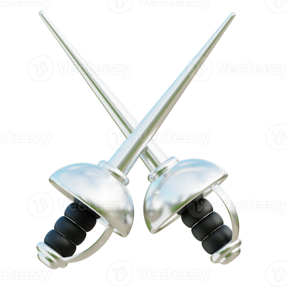 Fencing 3d illustration png