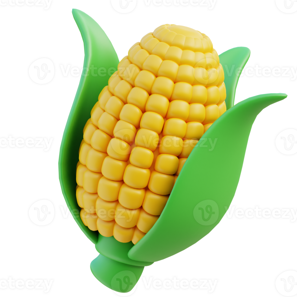 Corn 3d illustration png