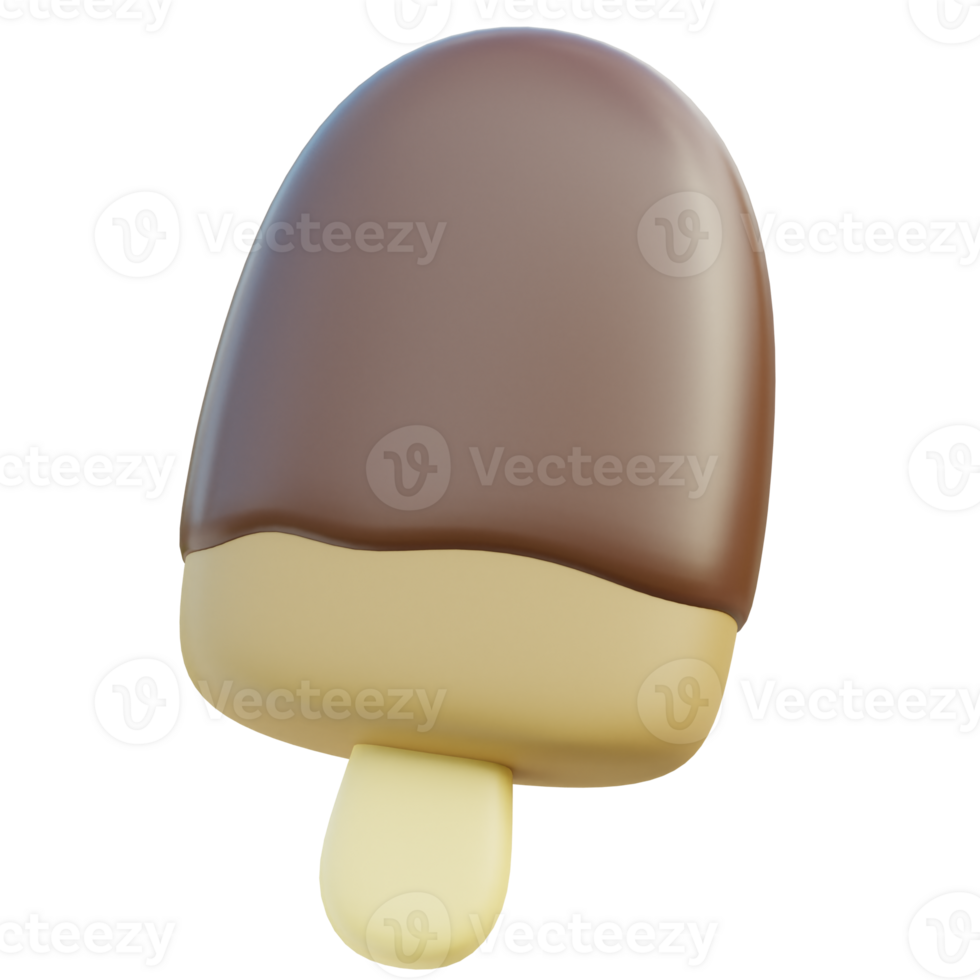 Ice Cream Stick 3d illustration png