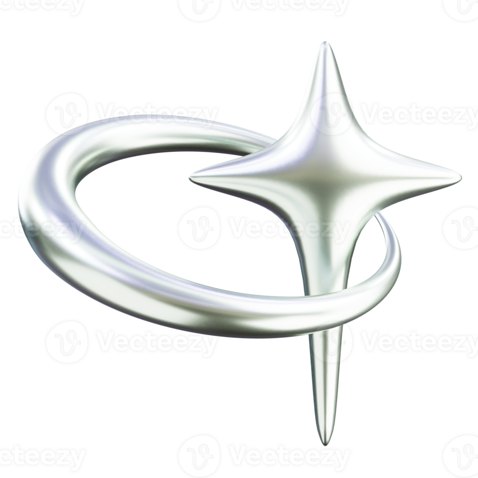 Abstract Shape 3d illustration png