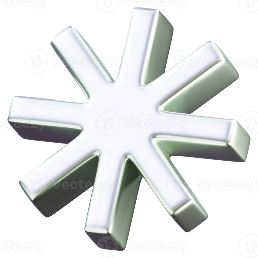 Y2k Holographic 3d illustration png