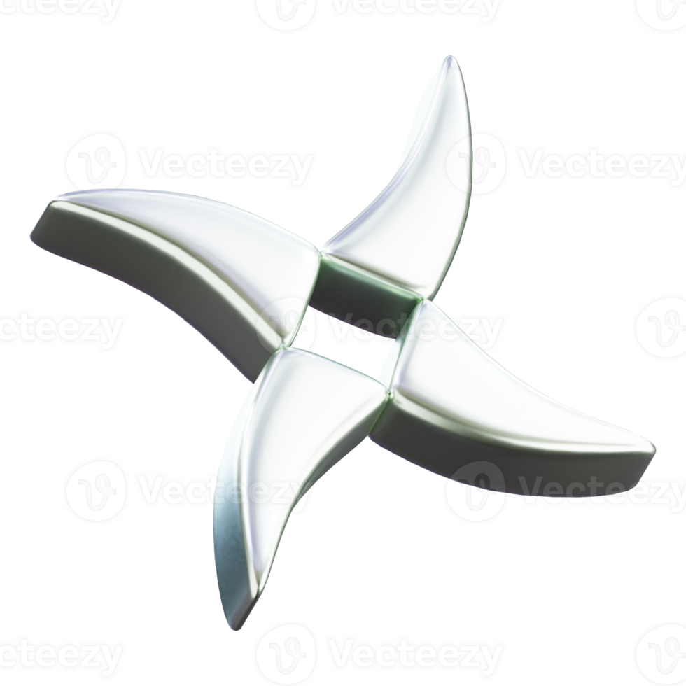 Abstract Shape 3d illustration png