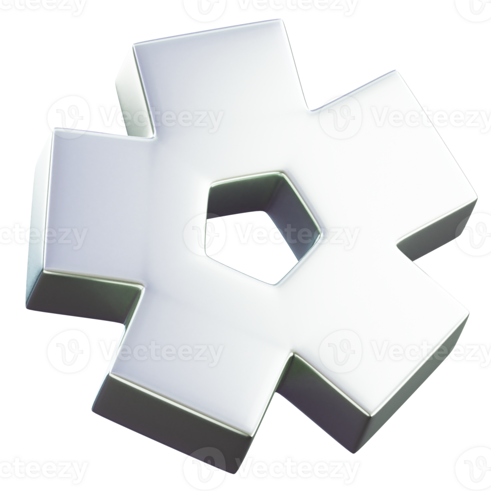 Y2k element 3d illustration png