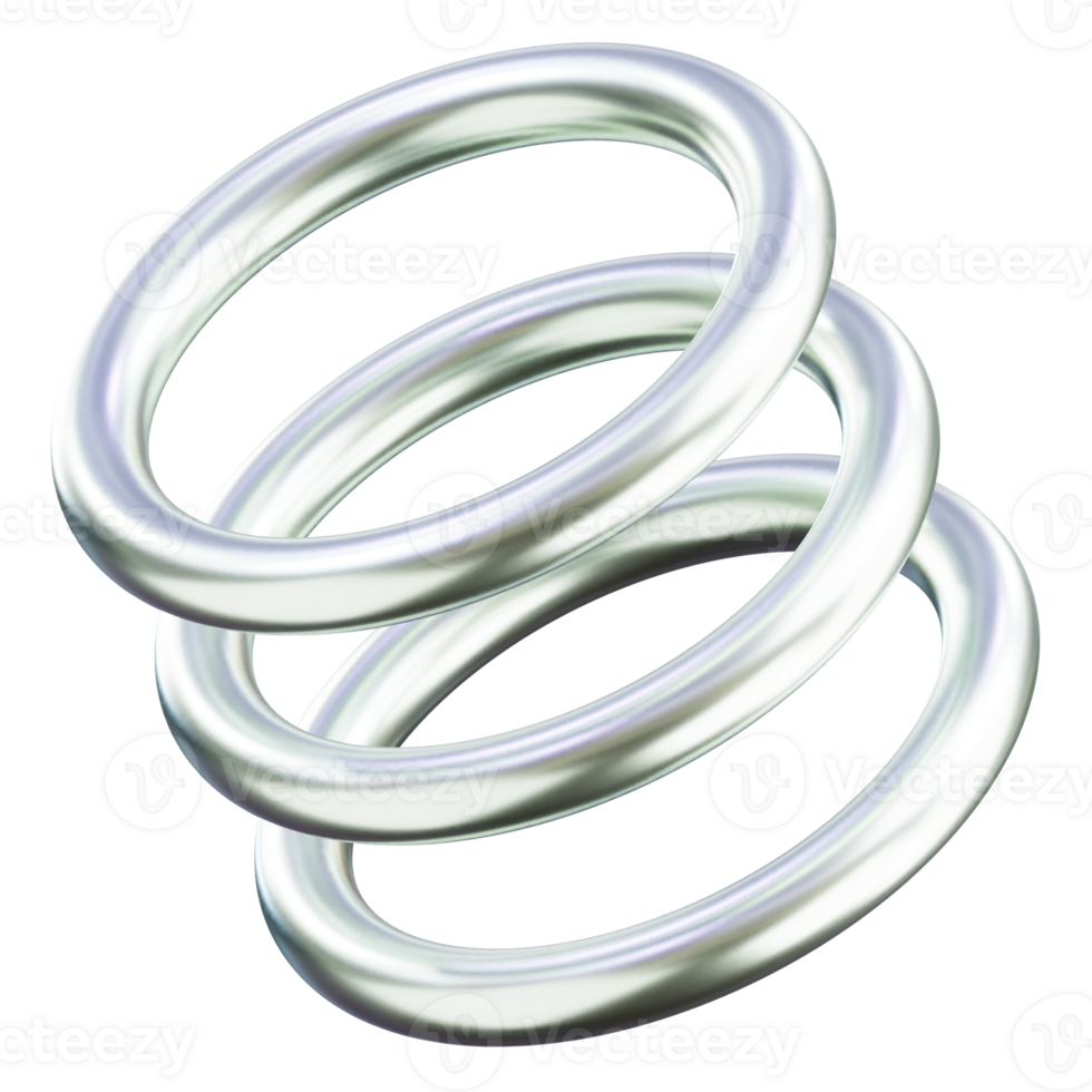 Y2k Holographic 3d illustration png