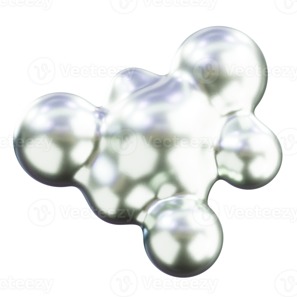 Y2k shape 3d illustration png