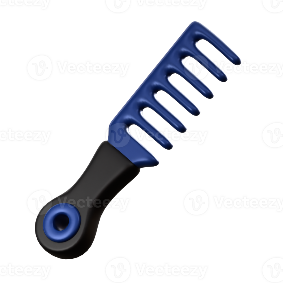 Comb 3d illustration png