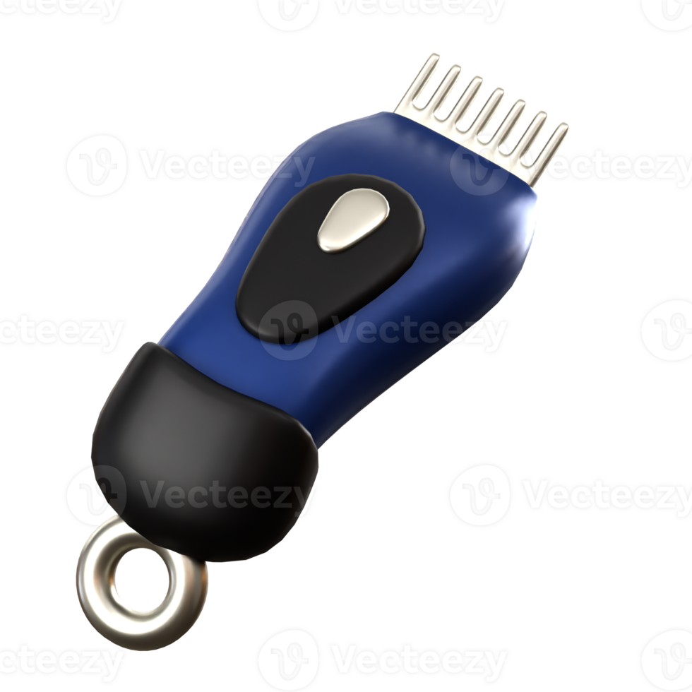 Hair Trimmer 3d illustration png