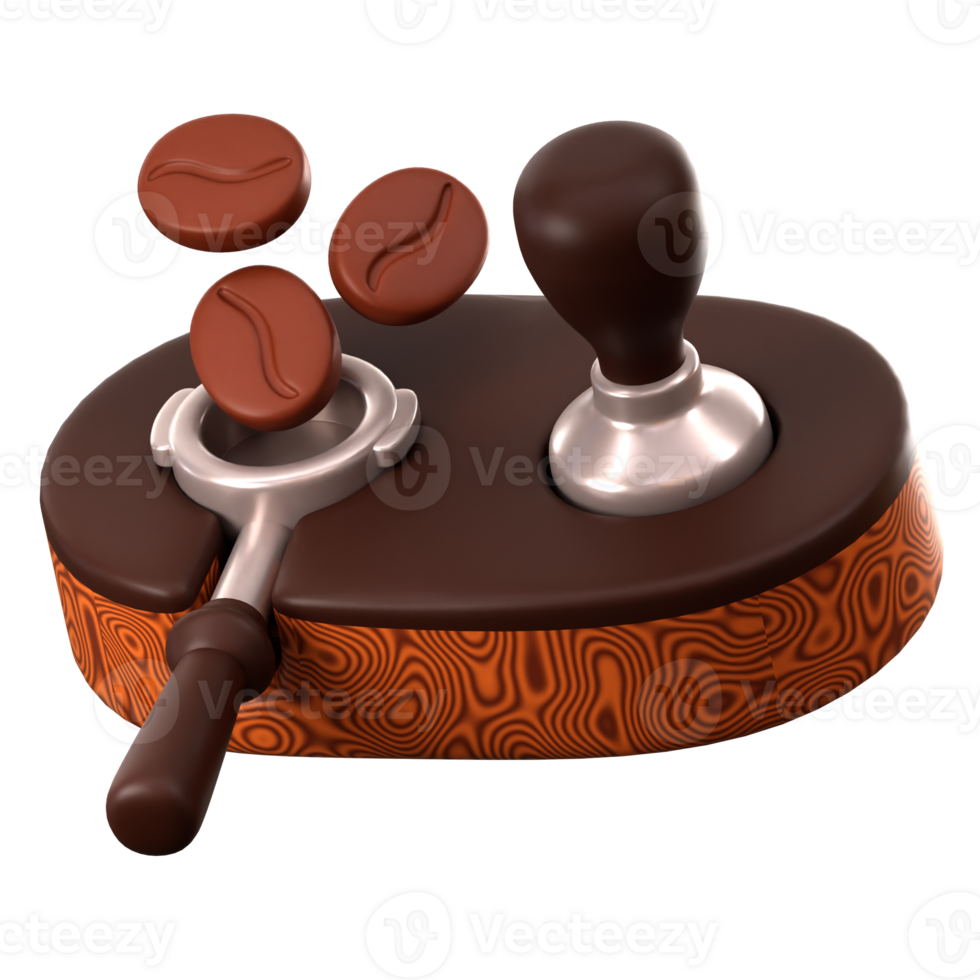Tamper 3d illustration png