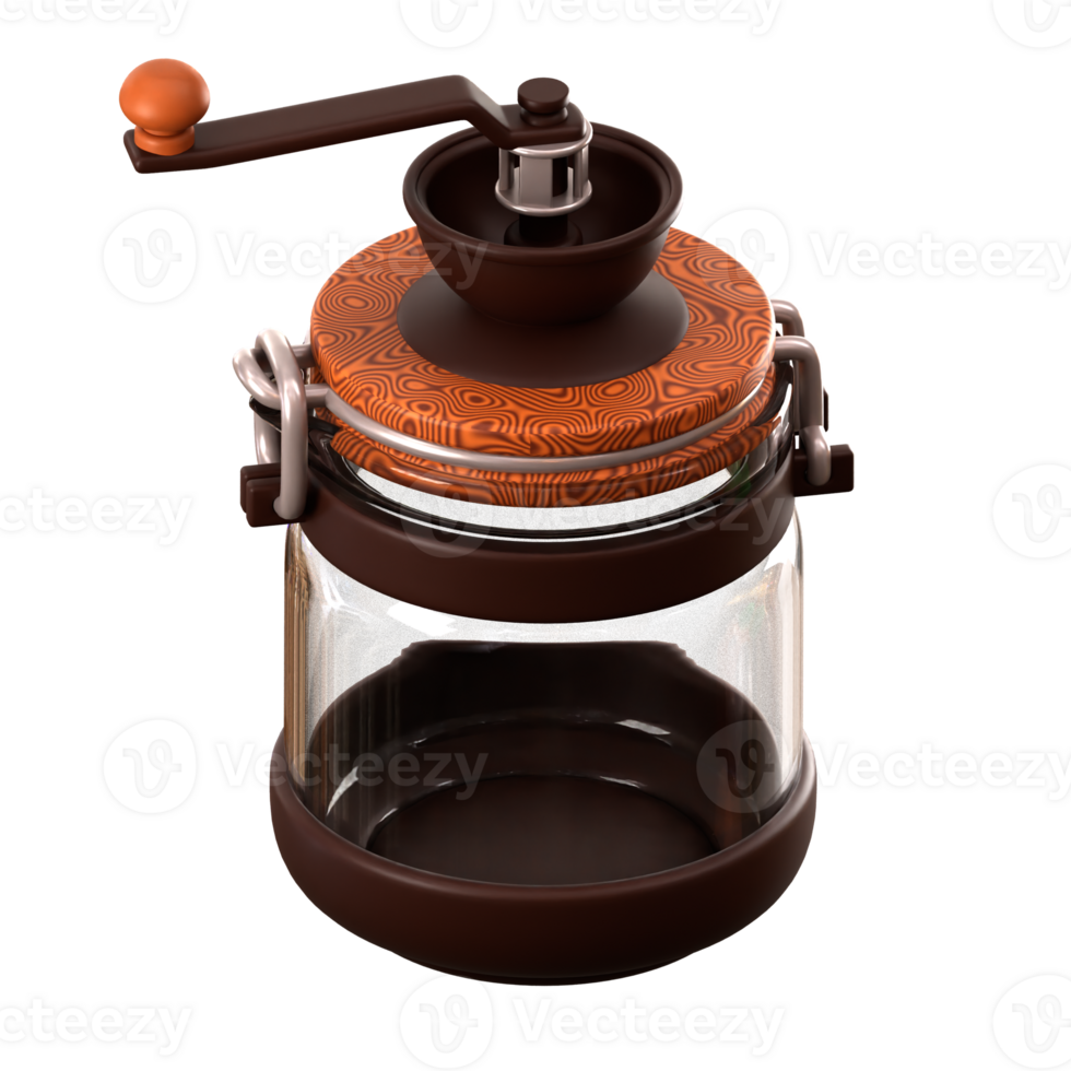 Hand Grinder 3d illustration png