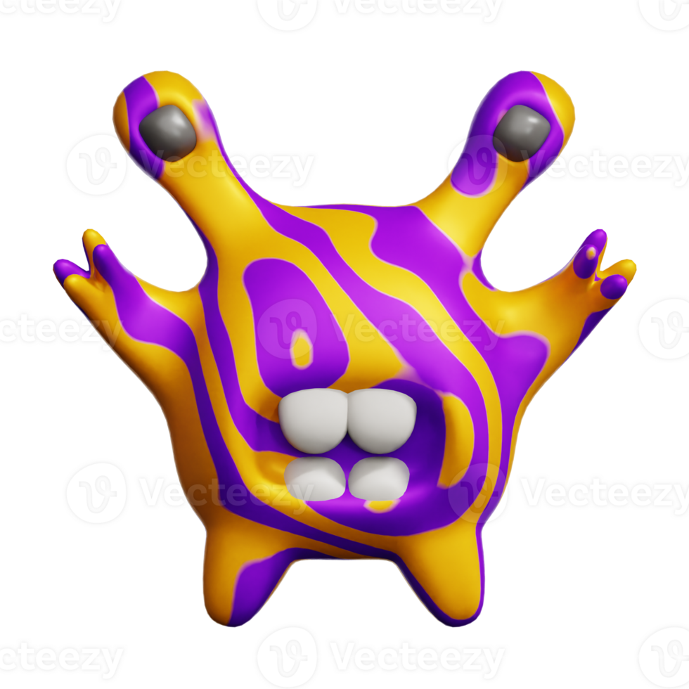 Alien 3d illustration png