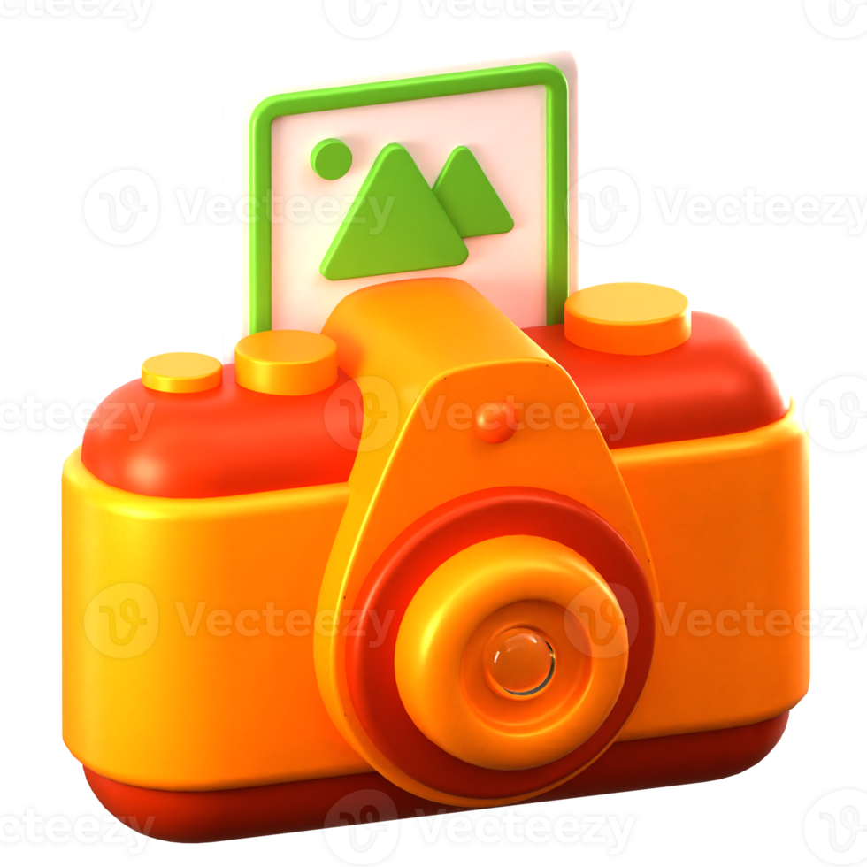 photography 3d illustration png