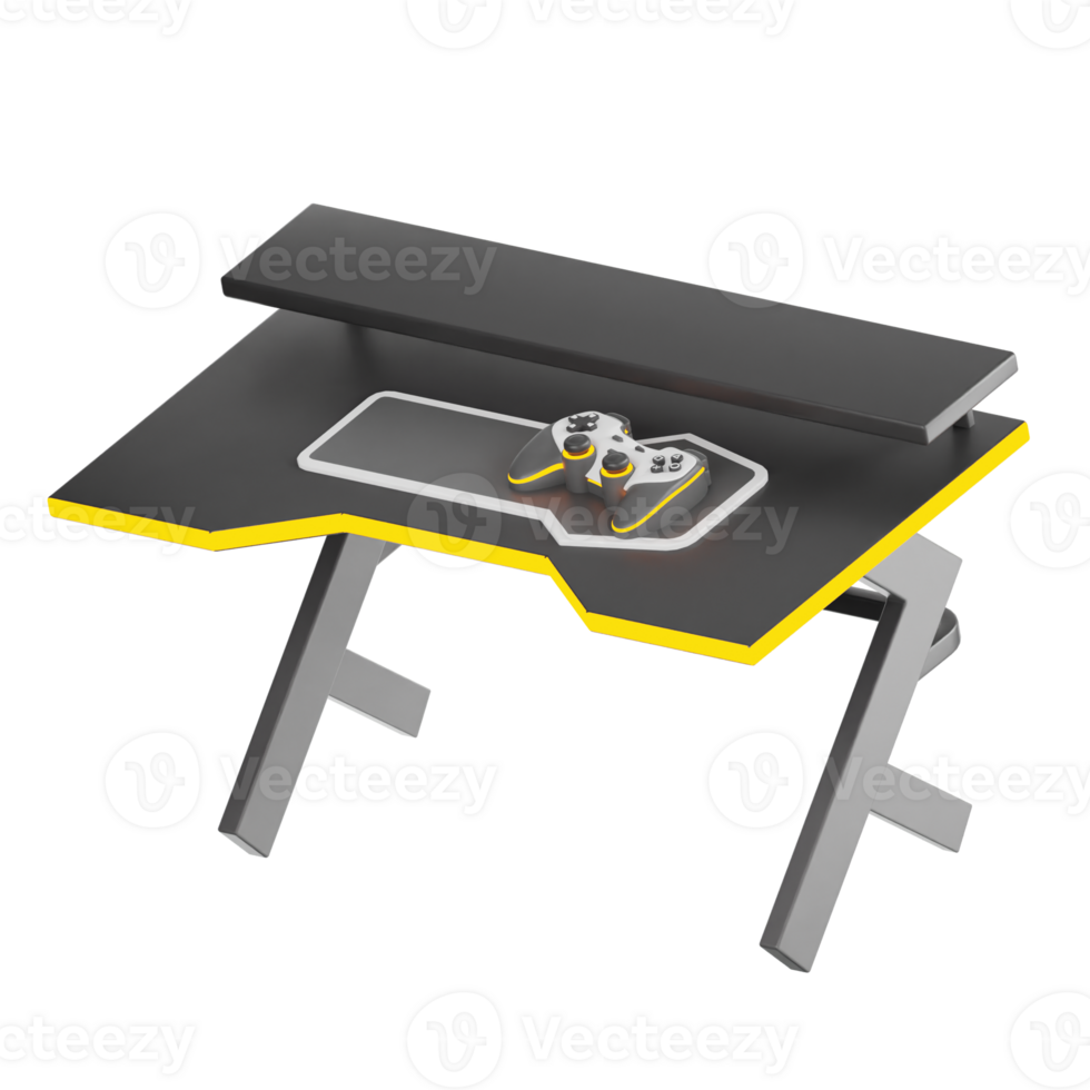 Gaming Table 3d illustration png