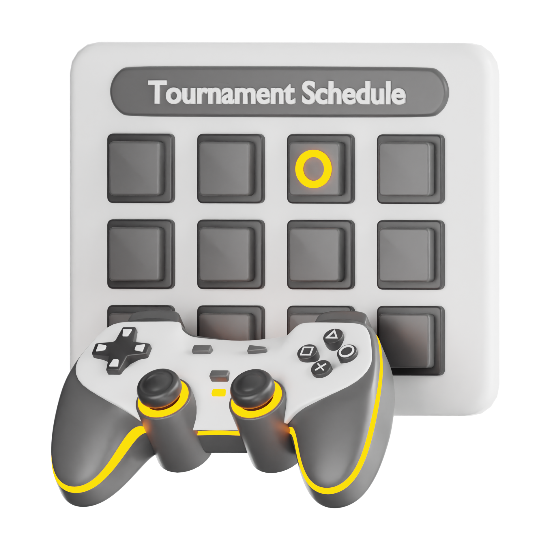 Esports Tournament Schedule 3d illustration 47246701 PNG