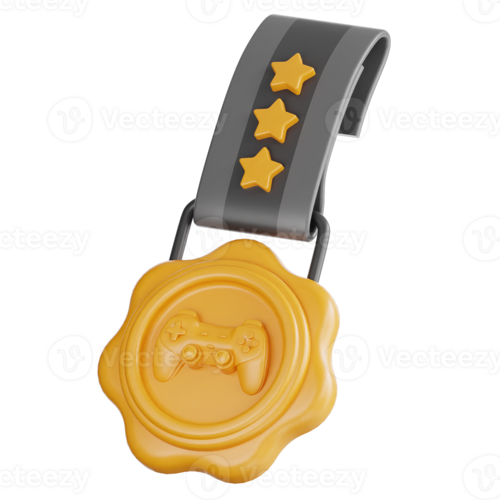 Esports Medal 3d illustration png