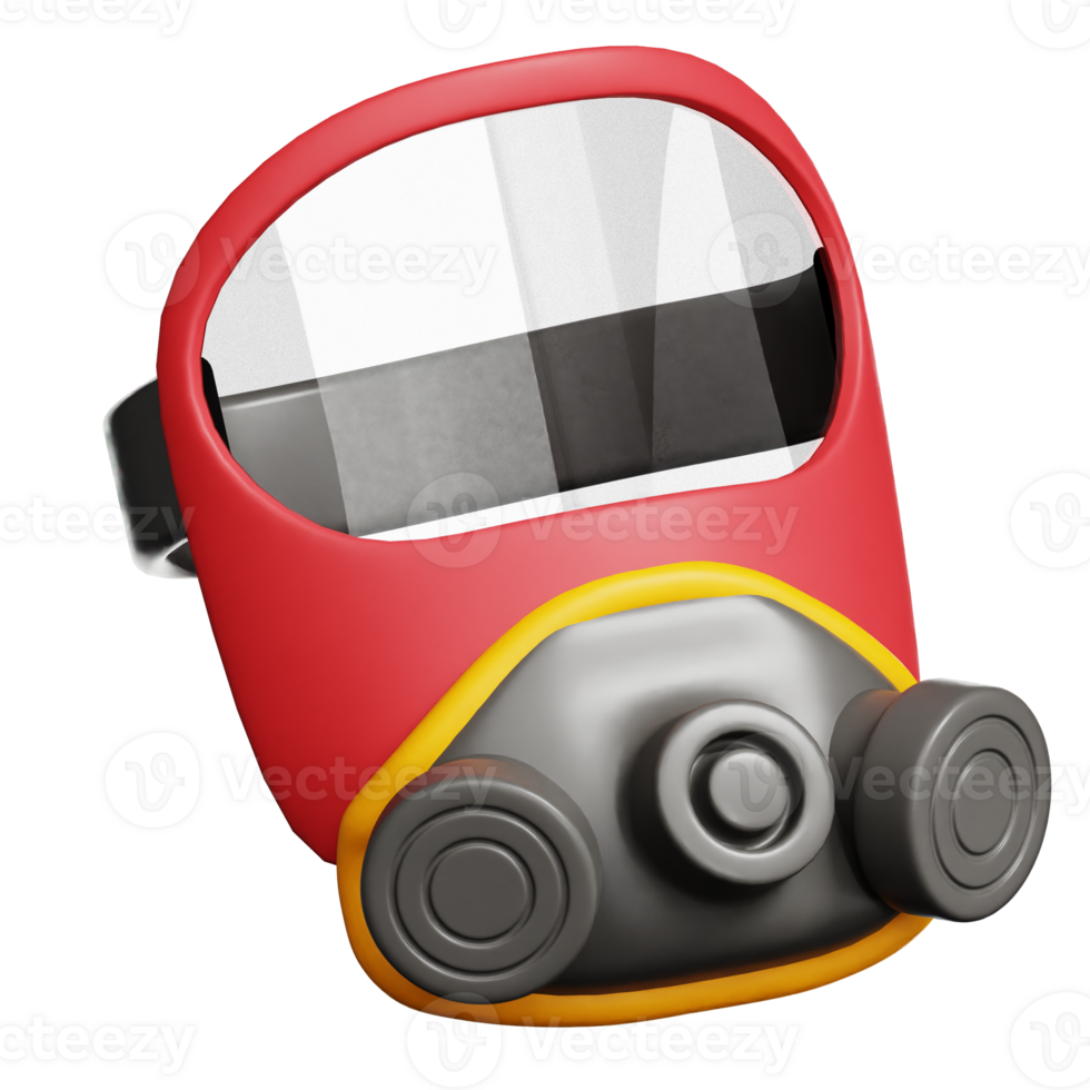 Face Mask 3d illustration png