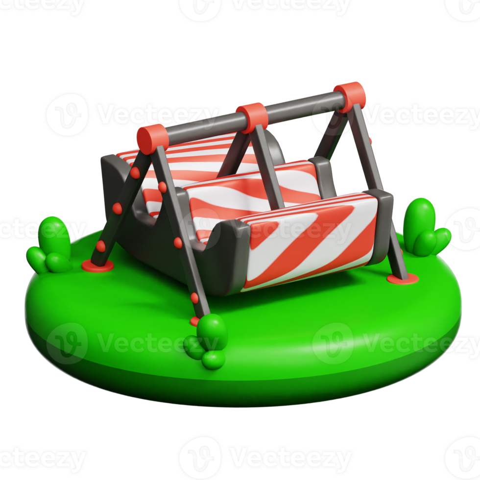 Ship Rides 3d illustration png