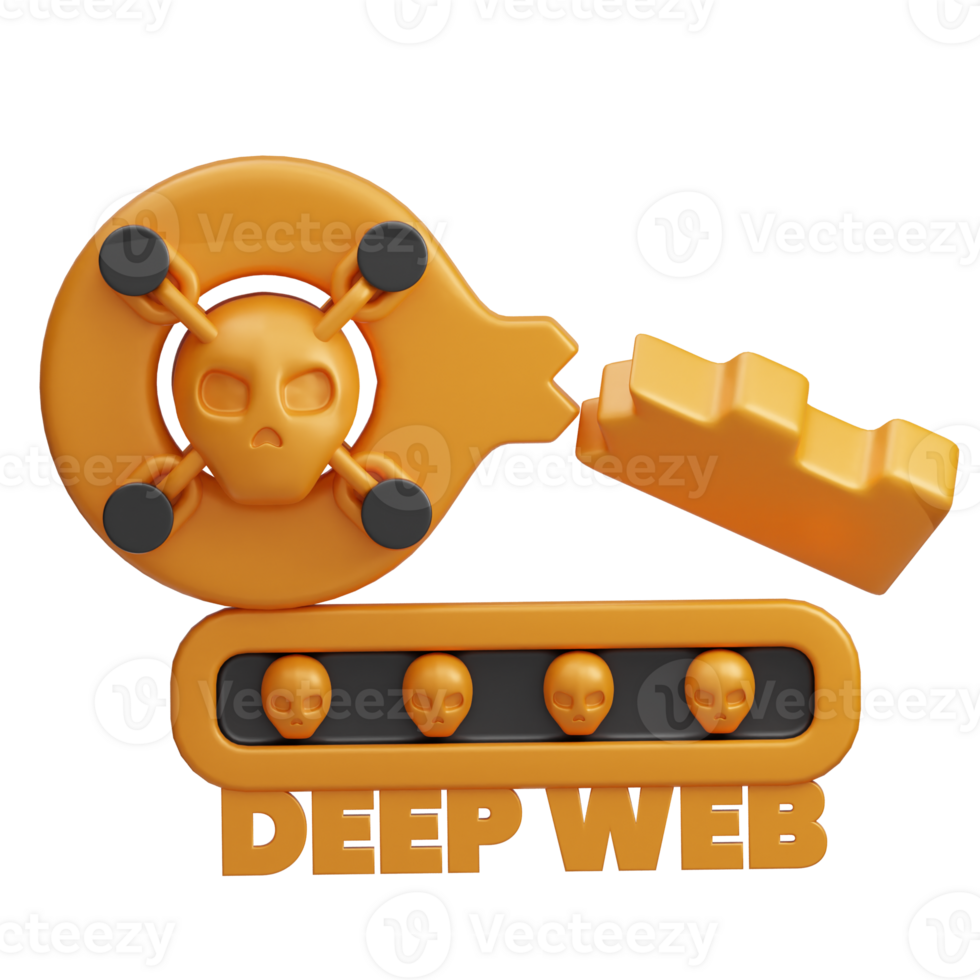 Deep Web Password Not Valid 3d illustration png