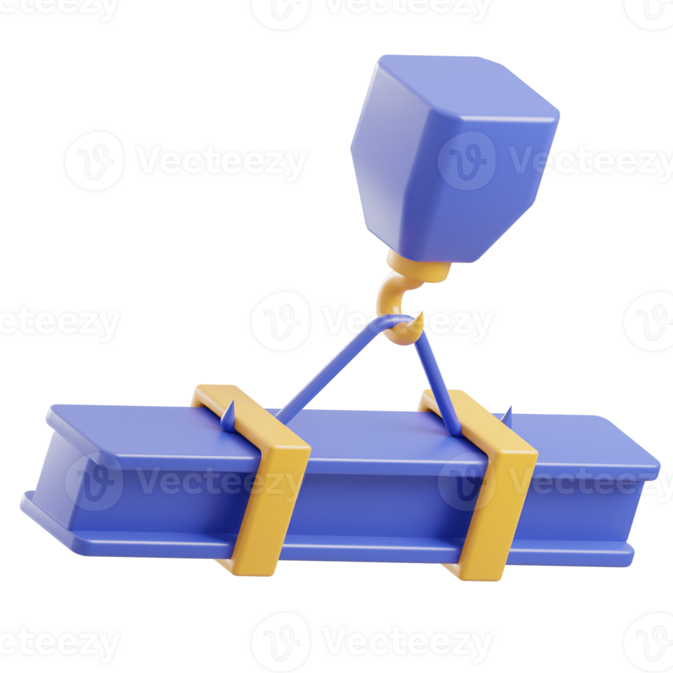 Crane 3d illustration png