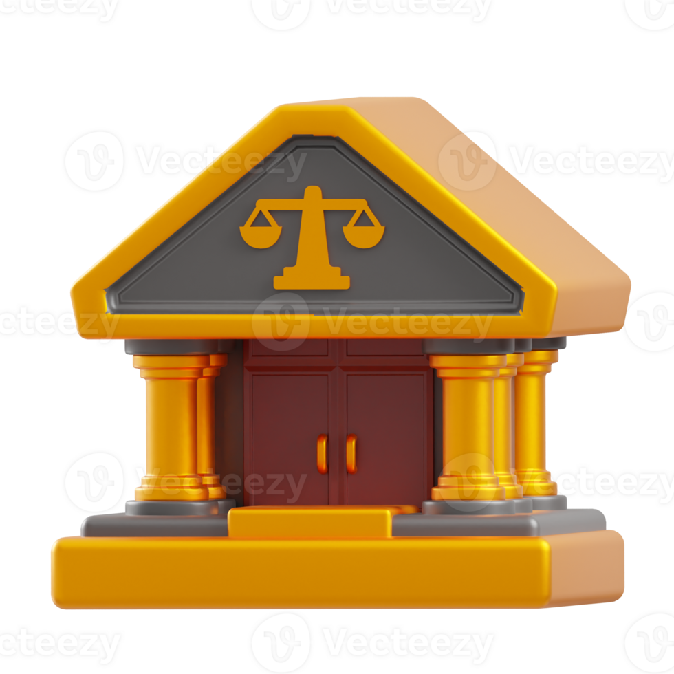 Supreme Court 3d illustration png