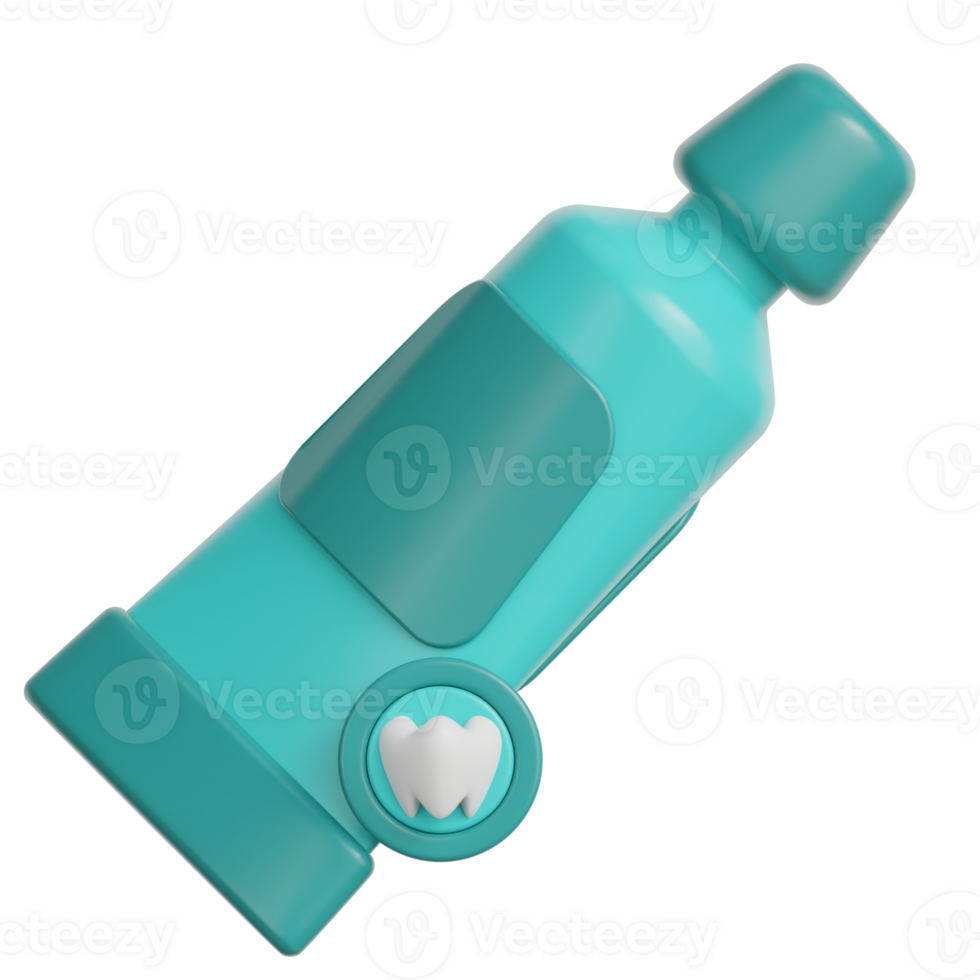 Toothpaste 3d illustration png