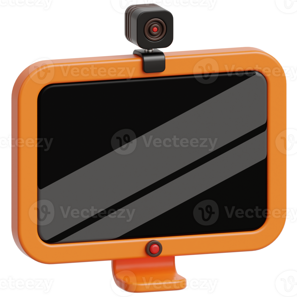 Monitor Screen 3d illustration png