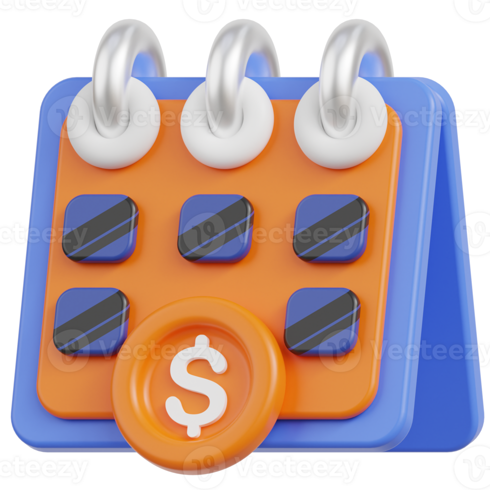 Subscription Time 3d illustration png