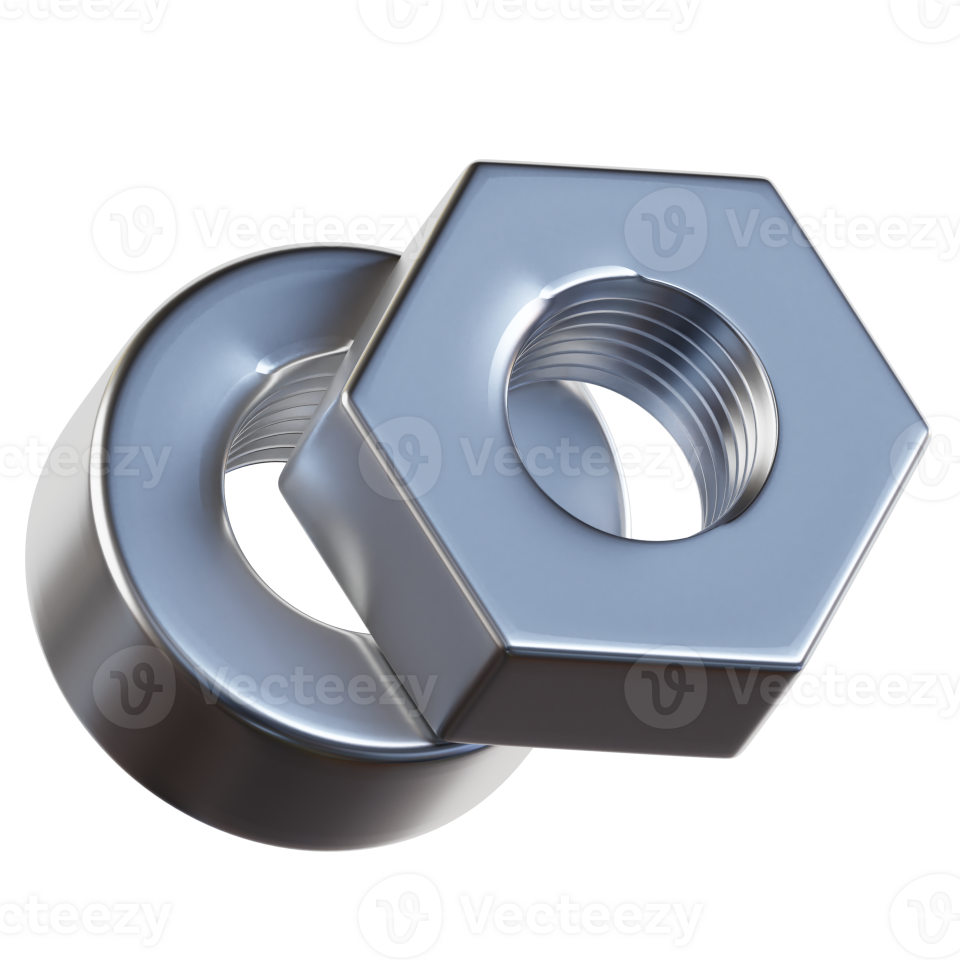 Nut Bolt 3d illustration 47246999 PNG