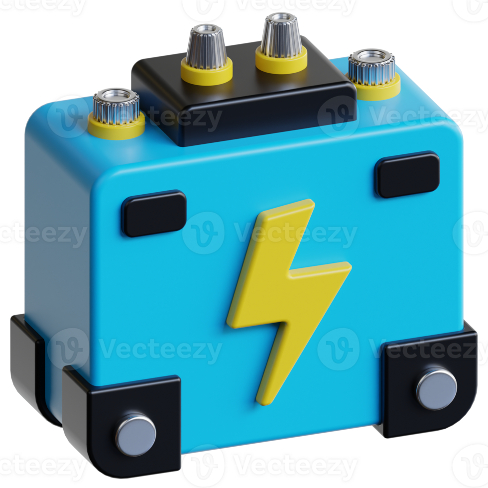 Accumulator 3d illustration png