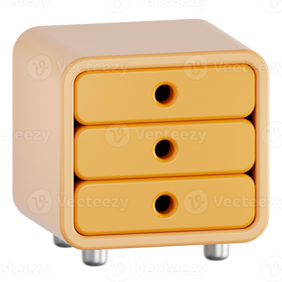 Night Stand 3d illustration png