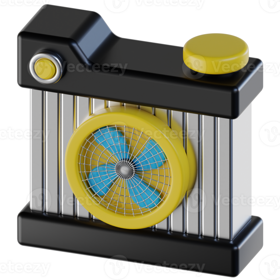 Radiator 3d illustration png