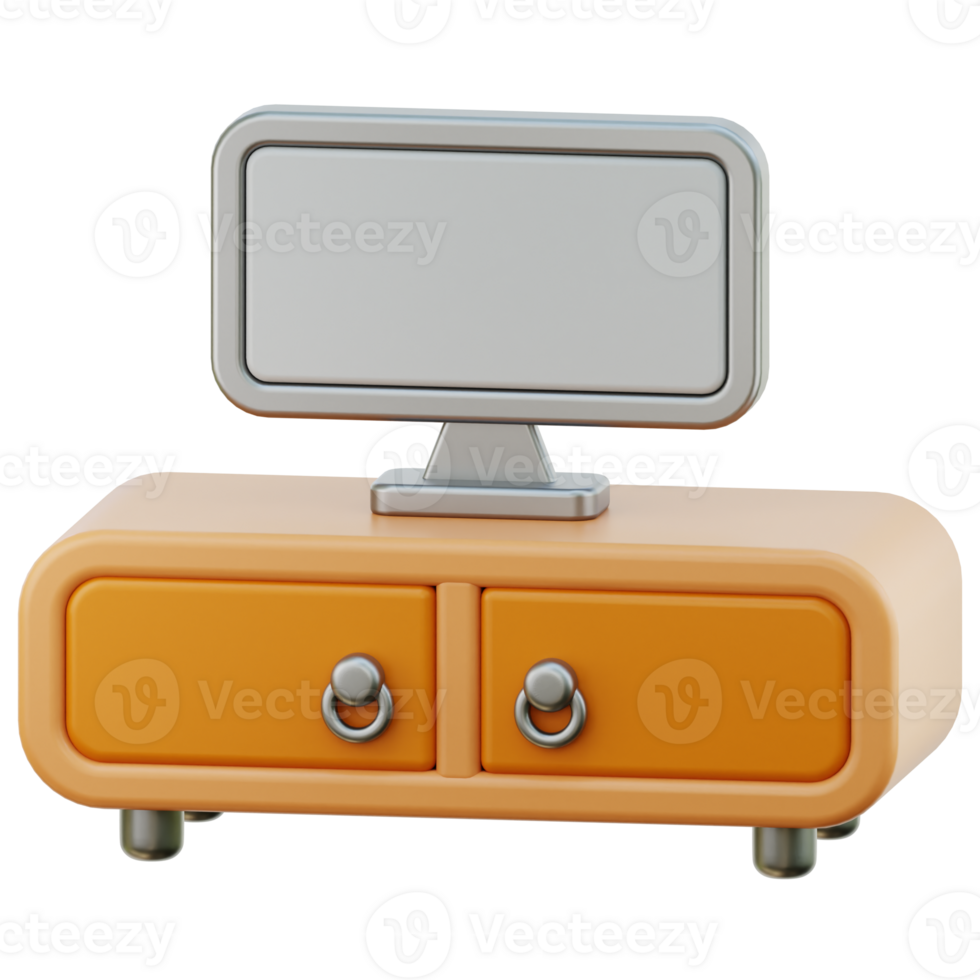 Tv Table 3d illustration png