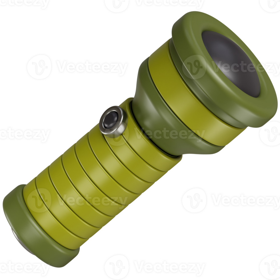 Flashlight 3d illustration png