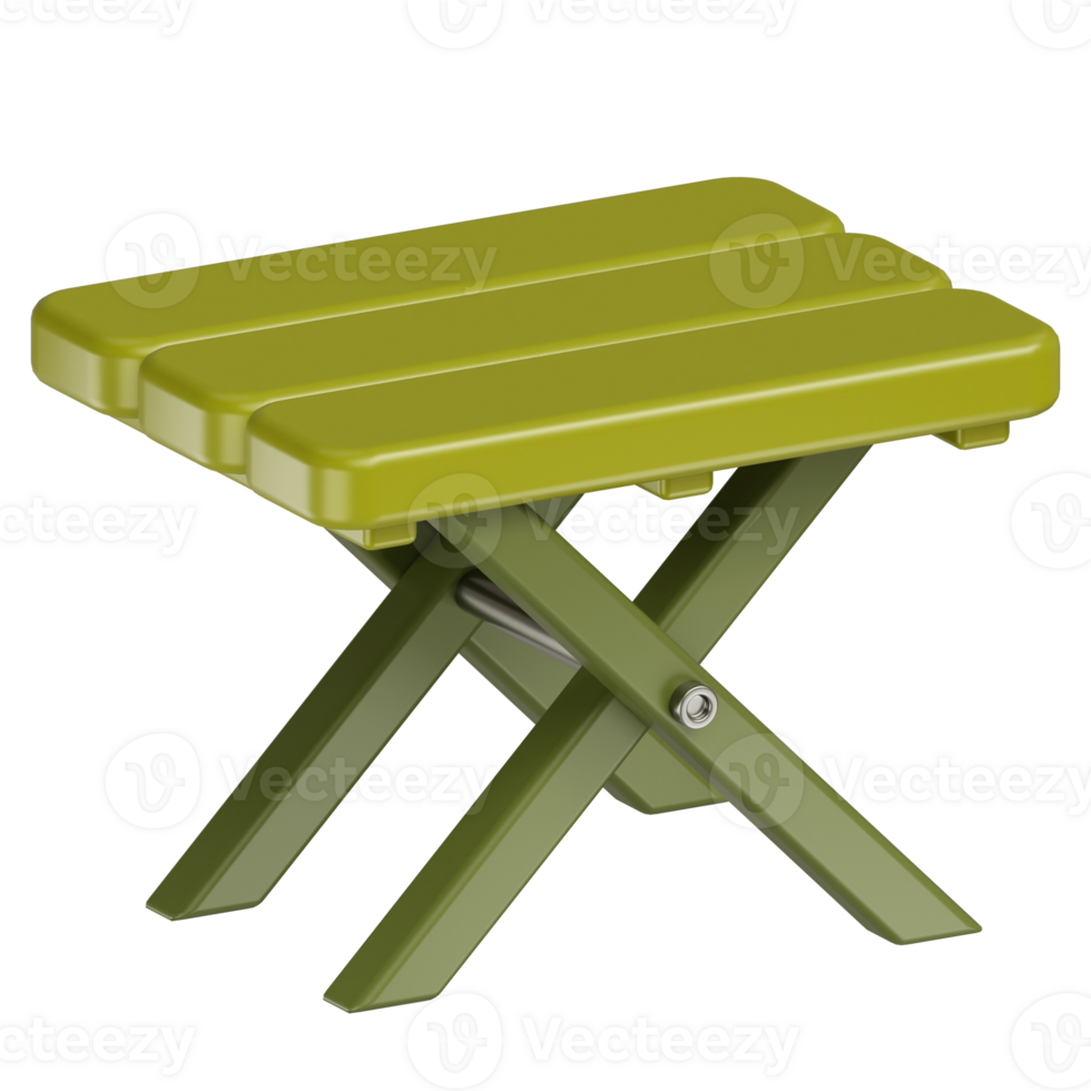 Camping Table 3d illustration png