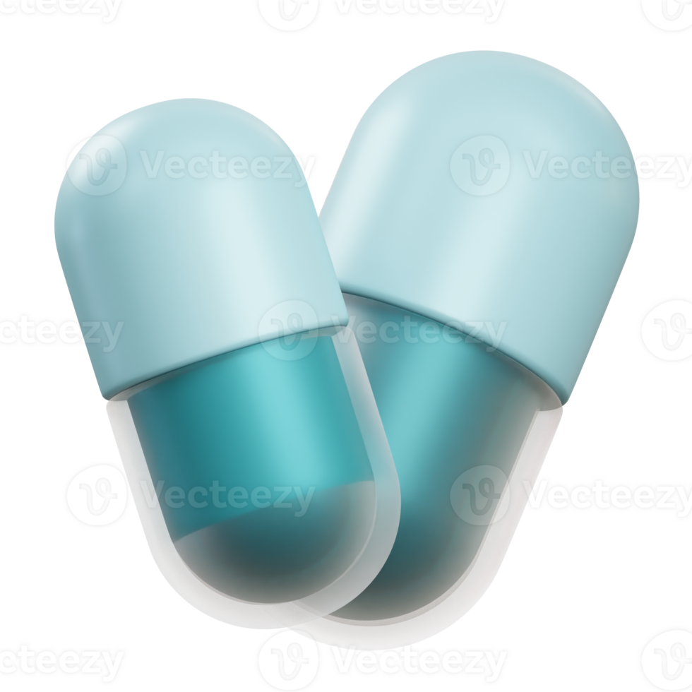 Capsule 3d illustration png