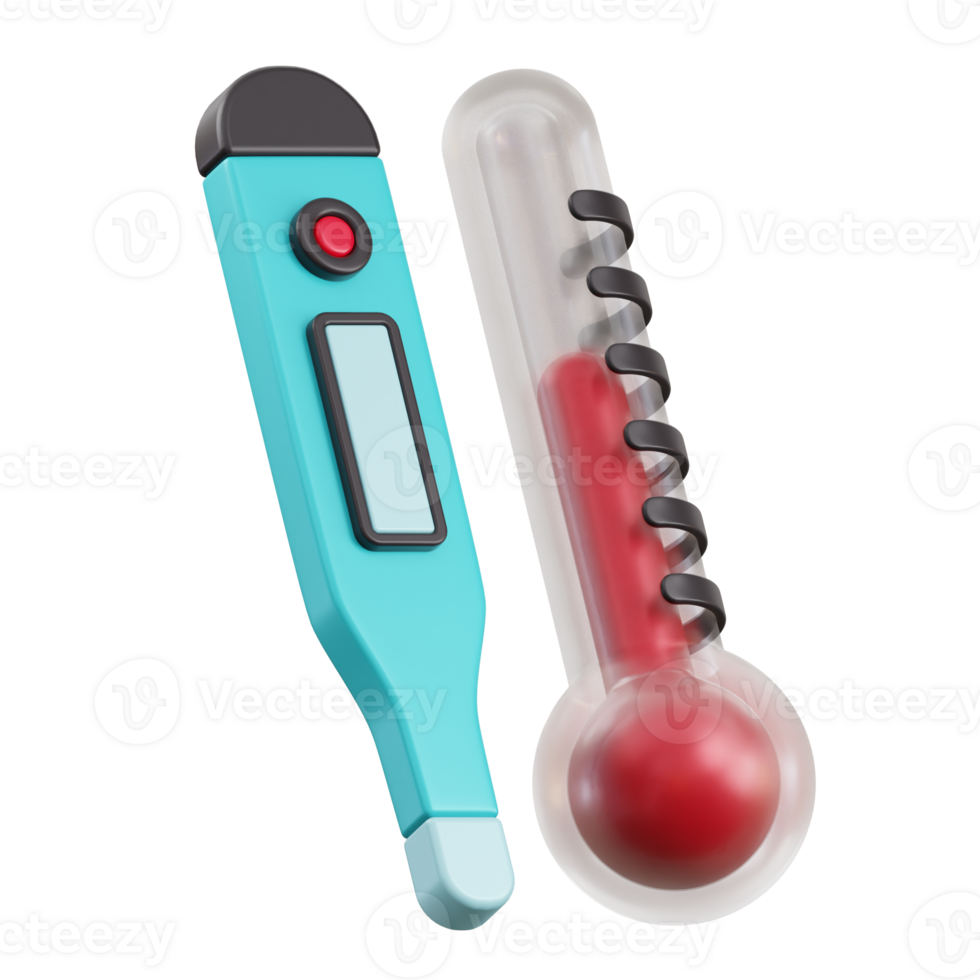 Thermometer 3d illustration png